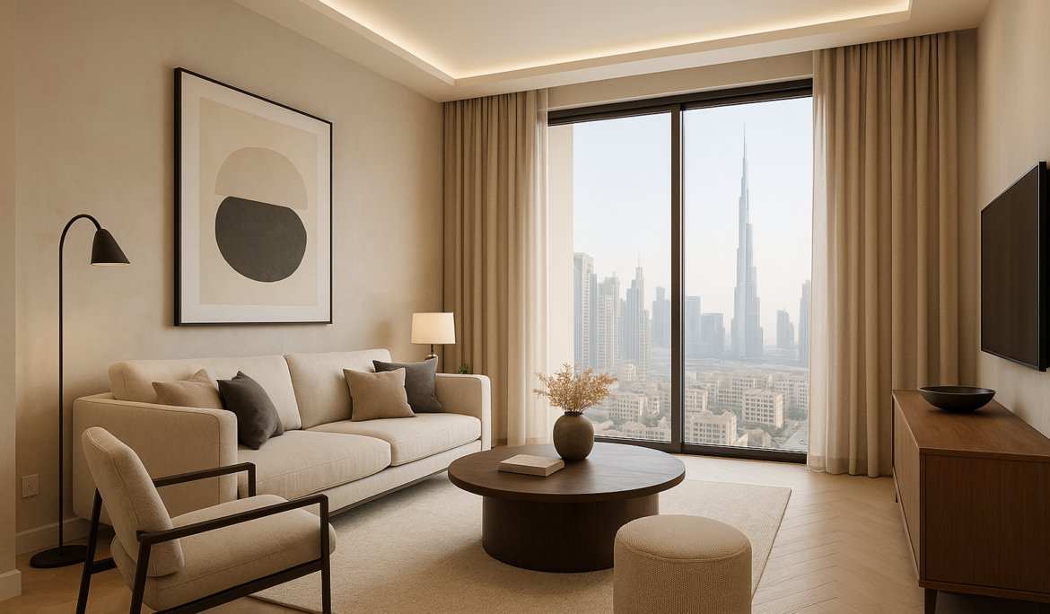 Best Interior Designer in Dubai for Small Apartments - Wanderlust Architects Project View
