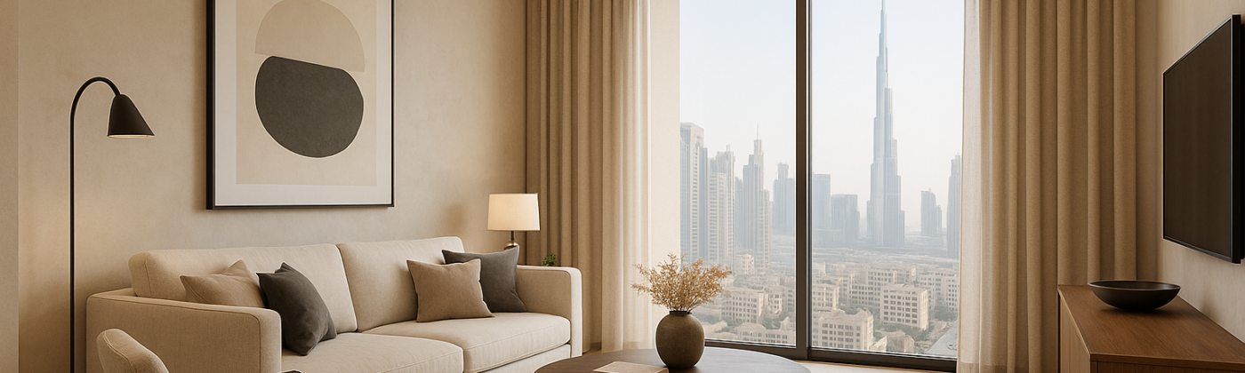 Best Interior Designer in Dubai for Small Apartments - Wanderlust Architects Project View