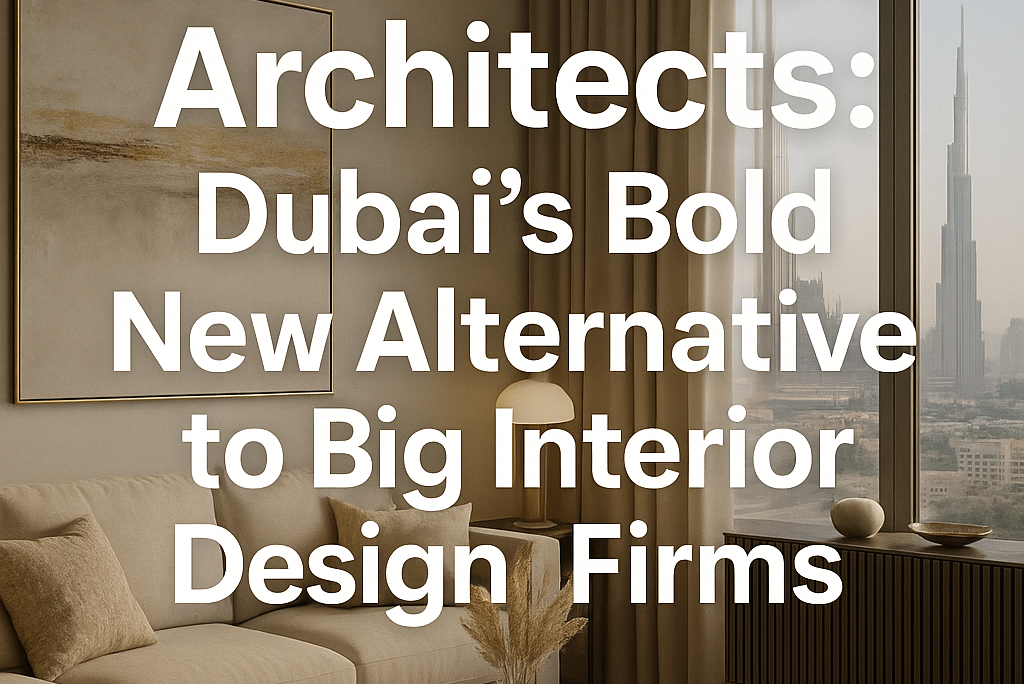 Wanderlust Architects - Best Interior Designer in Dubai for Boutique Luxury Homes