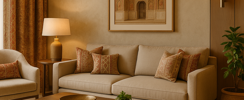 Interior Designers in Jaipur – Premium Living Room Design by Wanderlust Architects