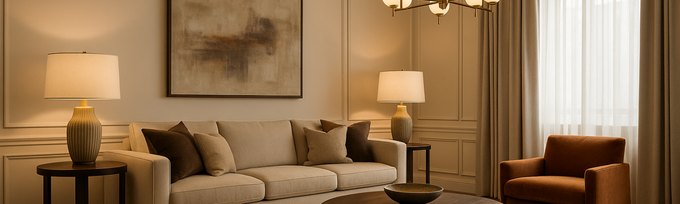 Luxury living room interior designed by Wanderlust Architects – Best Interior Designer in Ahmedabad