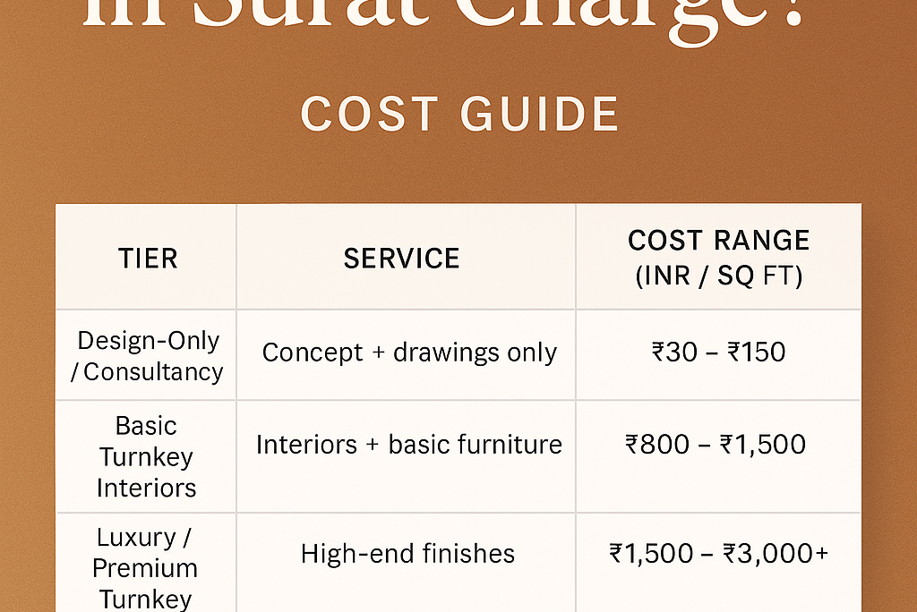 best interior designers in Surat
