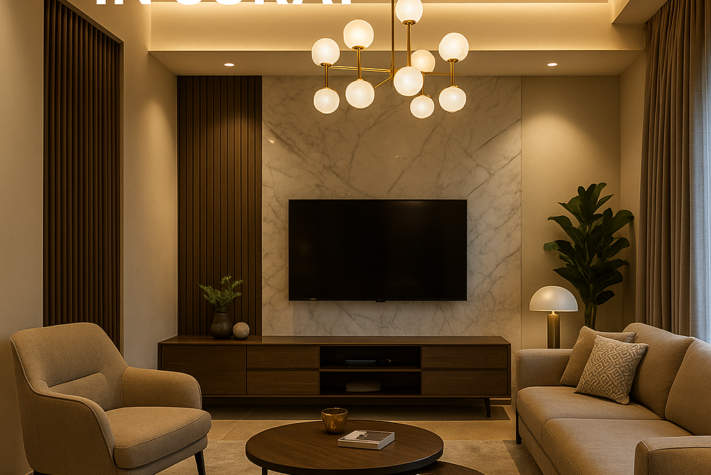 Best interior designer in Surat – Wanderlust Architects luxury living room design