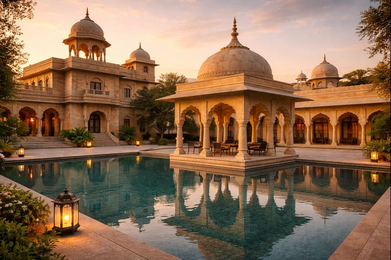 Best hotel architects in Rajasthan 2026 designing future-ready luxury hotels – Wanderlust Architects