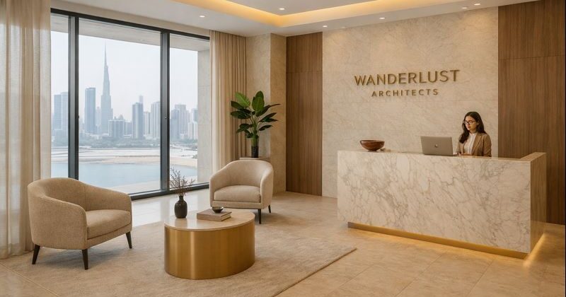 Wanderlust Architects Dubai office at Ibn Battuta – luxury interior designers in Dubai