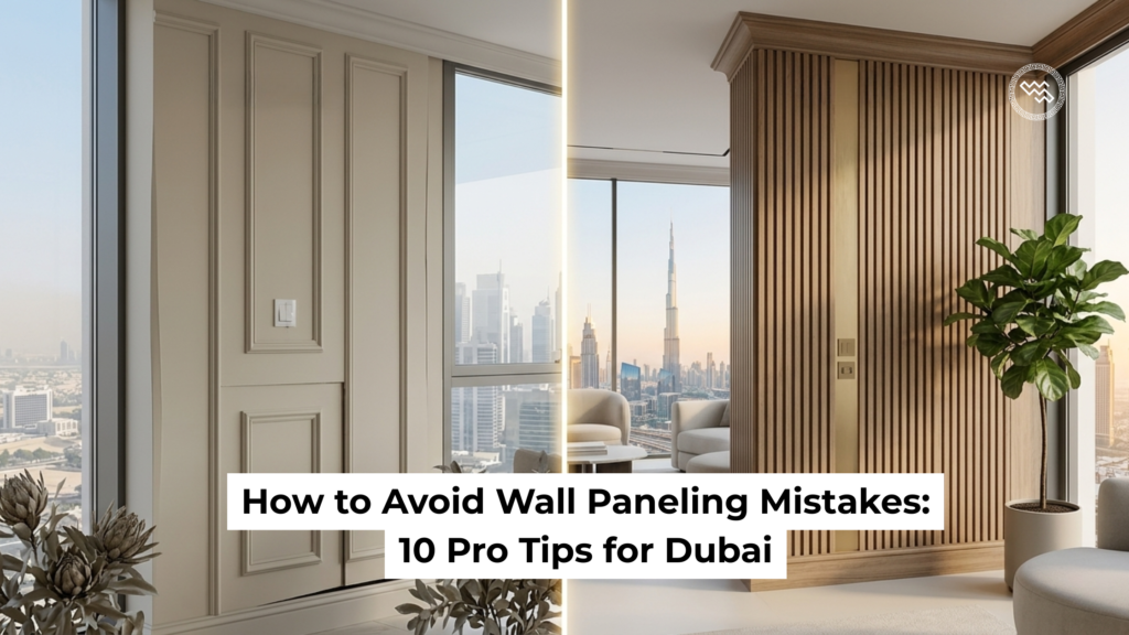 Wall panelling mistakes in dubai