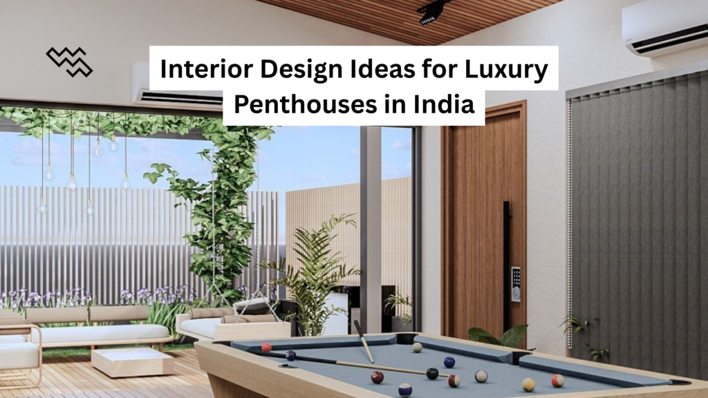 Luxury penthouse interior design