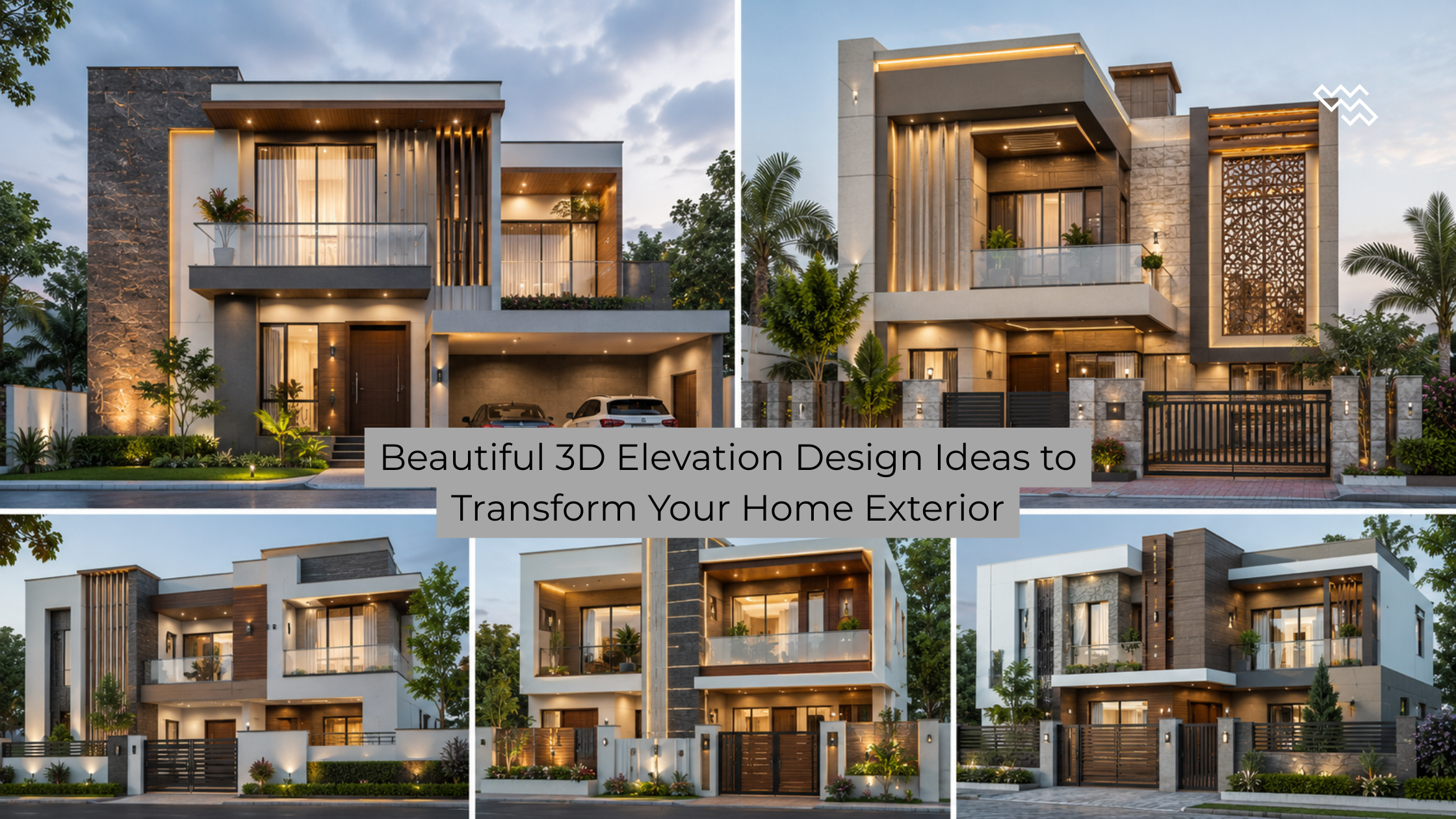 10 Beautiful 3D Elevation Design Ideas