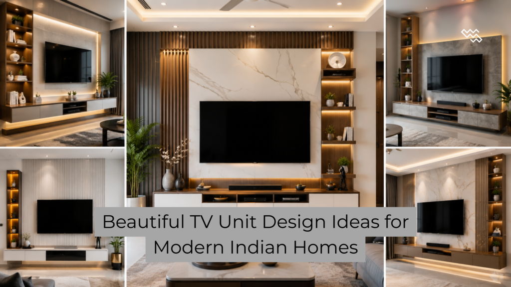 5 Beautiful TV Unit Design Ideas