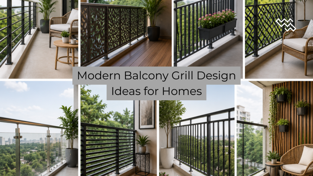 Modern Balcony Grill Design Ideas for Homes