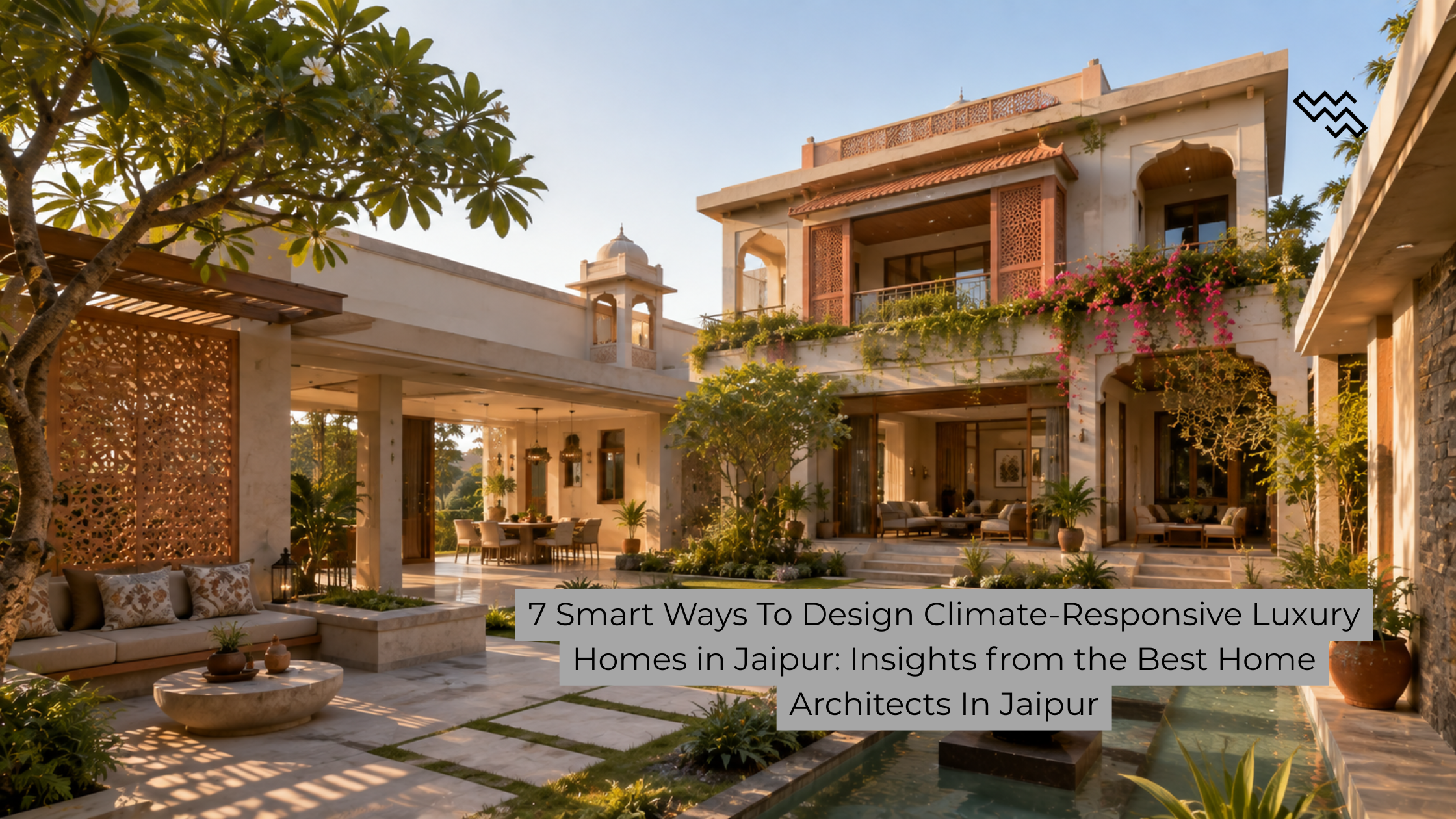7 Smart Ways To Design Climate-Responsive Luxury Homes in Jaipur: Insights from the Best Home Architects In Jaipur