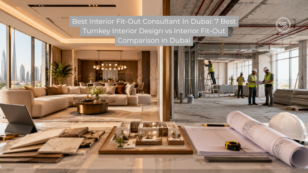 Best Interior Fit-Out Consultant In Dubai: 7 Best Turnkey Interior Design vs Interior Fit-Out Comparison in Dubai