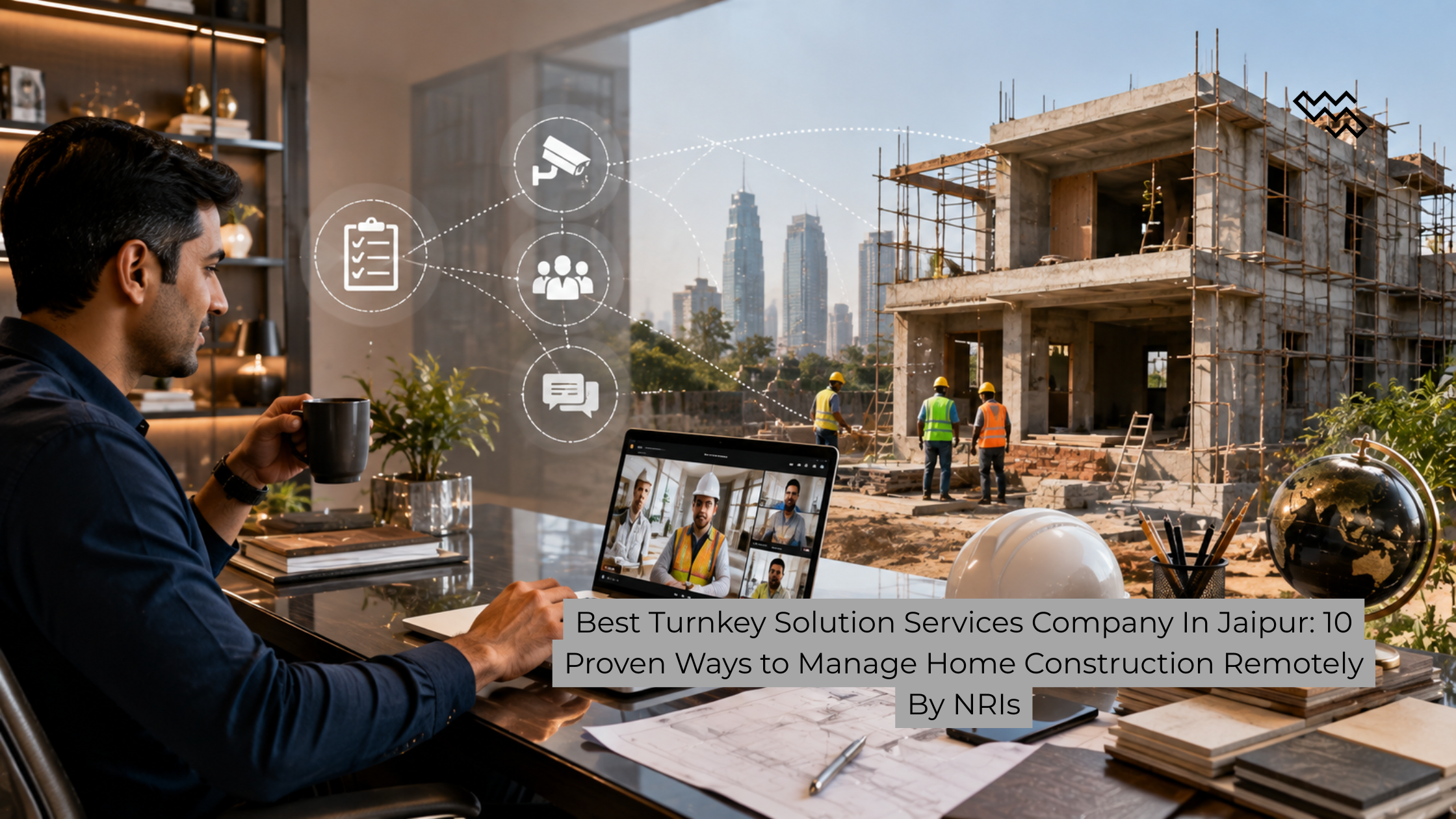 Best Turnkey Solution Services Company In Jaipur: 10 Proven Ways to Manage Home Construction Remotely By NRIs
