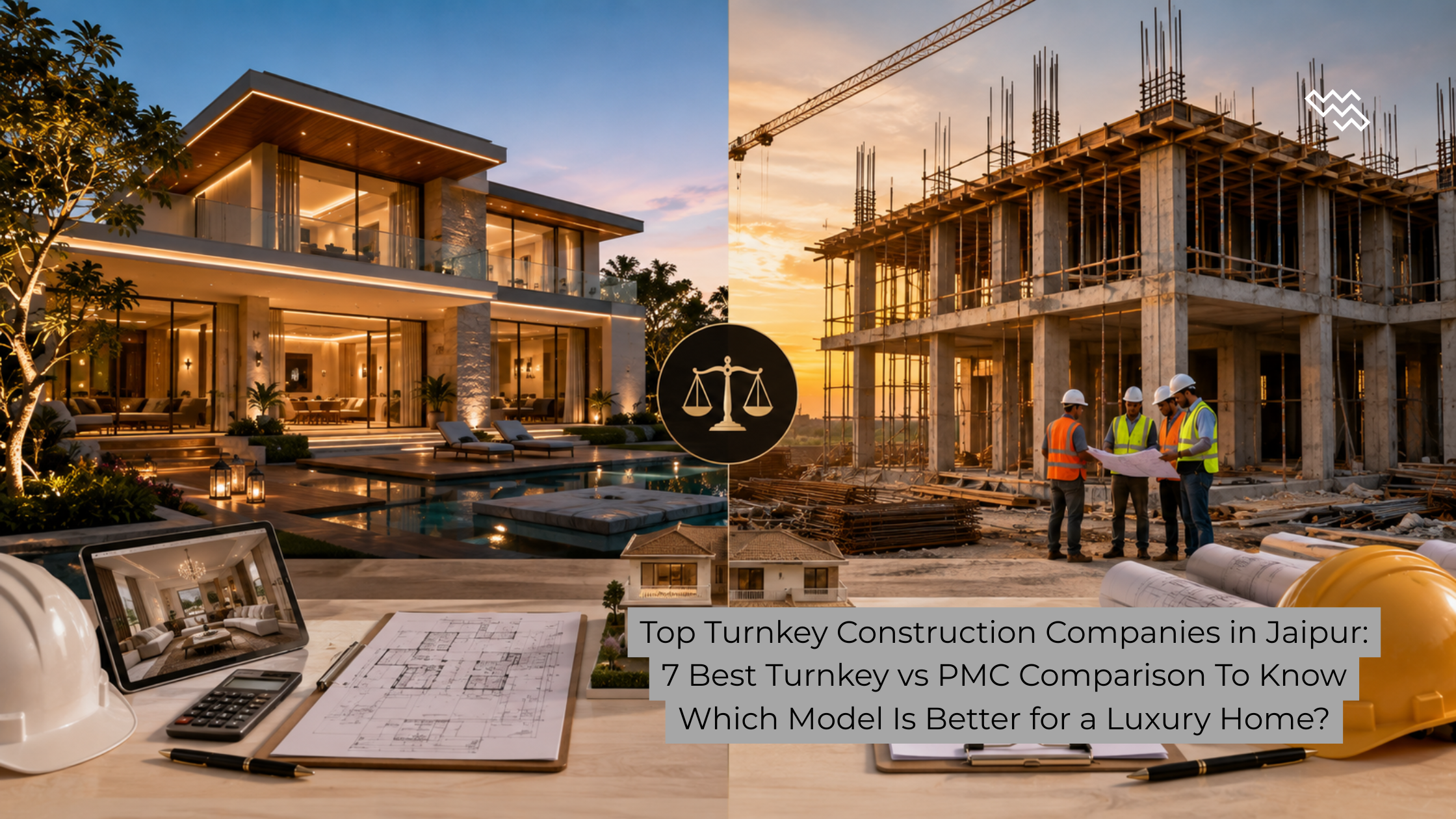 Top Turnkey Construction Companies in Jaipur: 7 Best Turnkey vs PMC Comparison To Know Which Model Is Better for a Luxury Home?